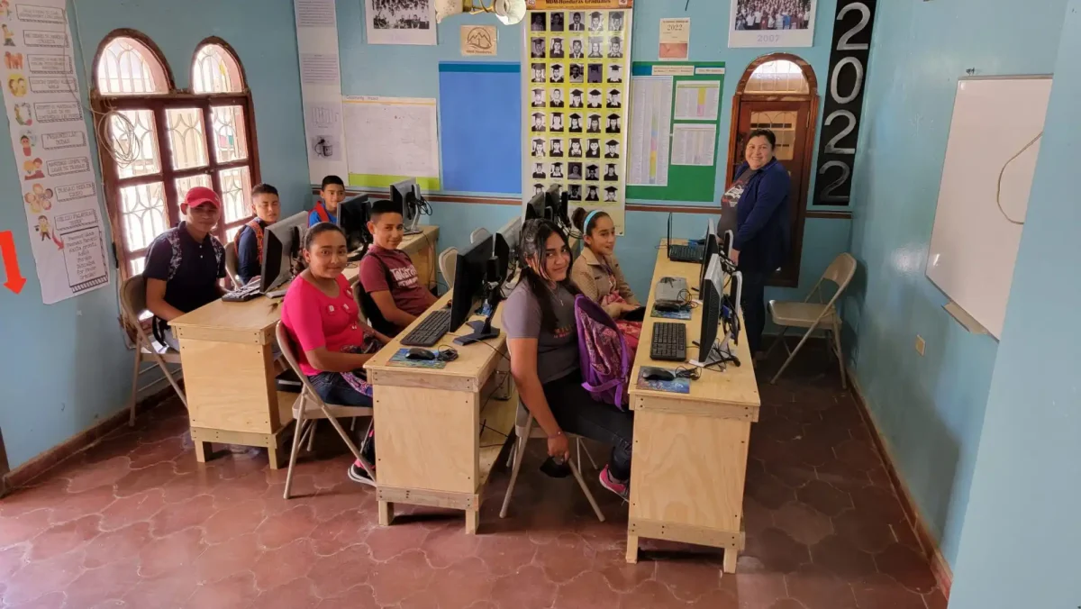 classroom full of students at their desks